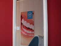 Facet geslepen spiegel in lijst, afm. 73 x 160 cm. - afbeelding 3 van  3
