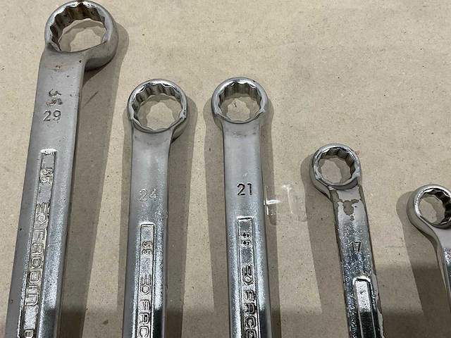 Facom - steek ringsleutels (8x) - afbeelding 4 van  7