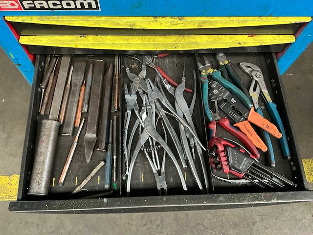 Facom chrono 5 met 6 lades gereedschapswagen - afbeelding 12 van  12