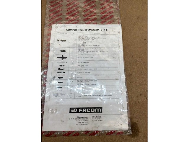 Facom compressie meter diesel - afbeelding 5 van  5