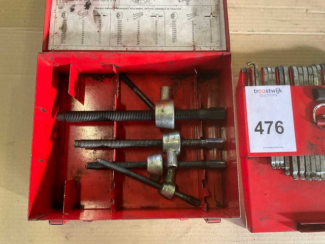 Facom nu-u15/75 kogellagertrekkerset - afbeelding 2 van  6