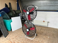 Facta k6e7e1 mobiele dubbele ventilator - afbeelding 1 van  4