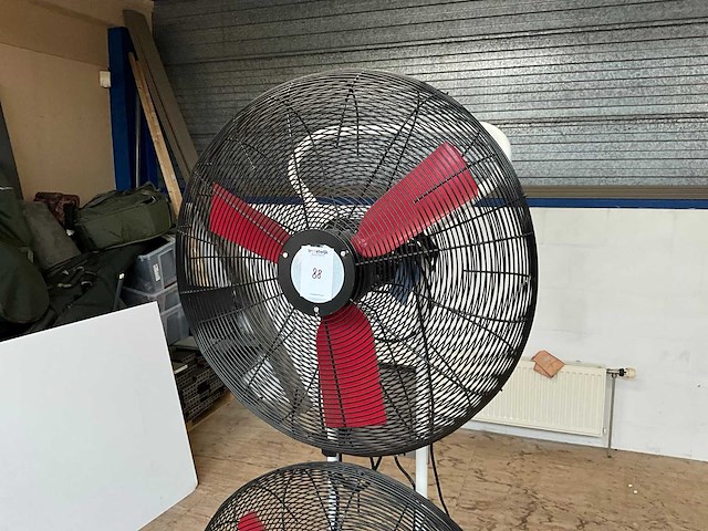 Facta k6e7e1 mobiele dubbele ventilator - afbeelding 2 van  4