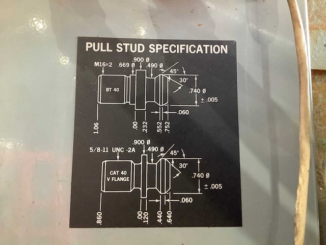 Fadel - 1995 - 906-1 vmc 4020 ht - freesmachine - afbeelding 15 van  22