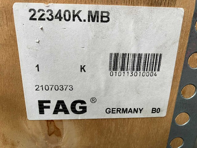 Fag - 22340k.mb - partij zware industriële lagers & gietijzeren lagerblokken - afbeelding 4 van  4