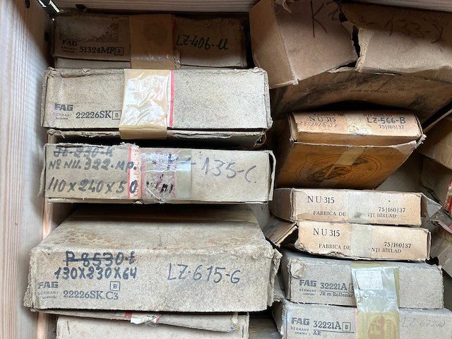 Fag - partij diverse industriële lagers 384kg - afbeelding 4 van  8