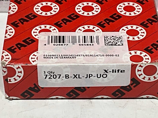 Fag fag 7207-b-xl-jp-uo hoekcontactkogellager (4x) - afbeelding 7 van  7