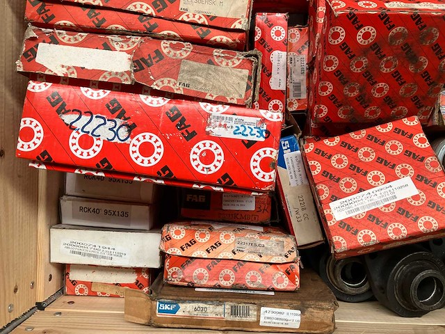 Fag, ringfeder, skf, tollok - partij industriële lagers & spanelementen - afbeelding 10 van  10