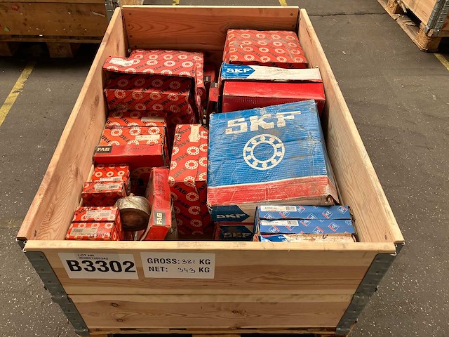 Fag, skf - partij industriële lagers 343kg - afbeelding 1 van  14