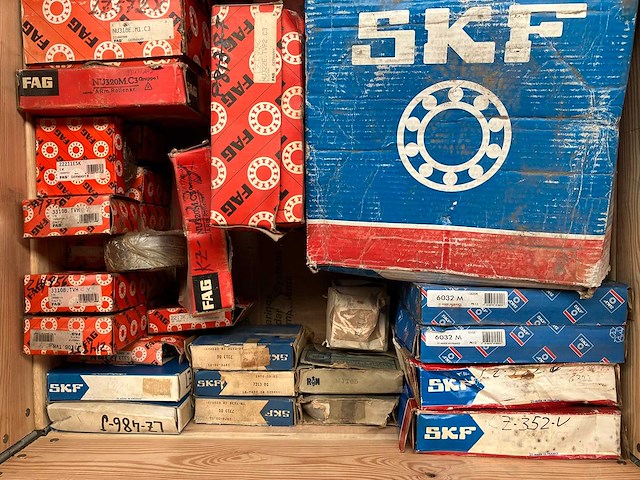Fag, skf - partij industriële lagers 343kg - afbeelding 8 van  14