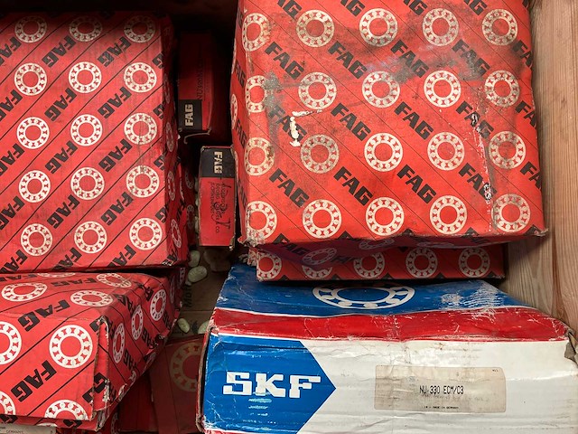 Fag, skf - partij industriële lagers 343kg - afbeelding 10 van  14