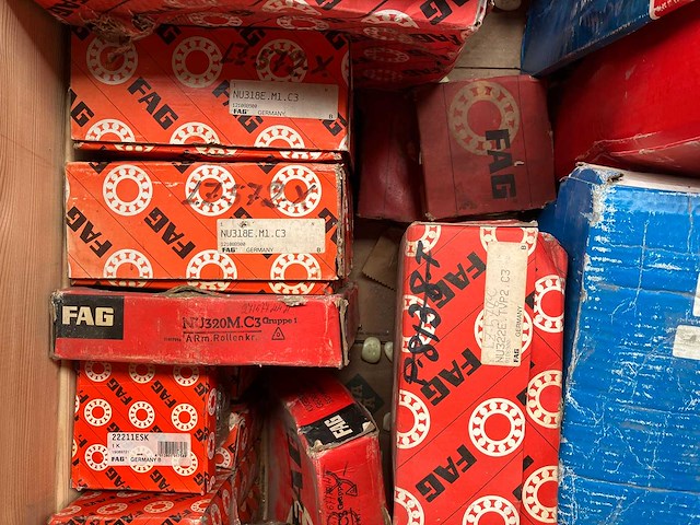 Fag, skf - partij industriële lagers 343kg - afbeelding 11 van  14