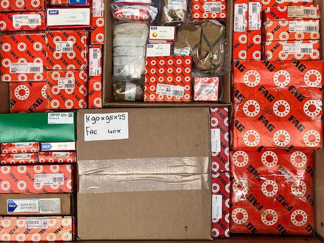 Fag, skf en ina - partij industriële lagers 248kg - afbeelding 7 van  11