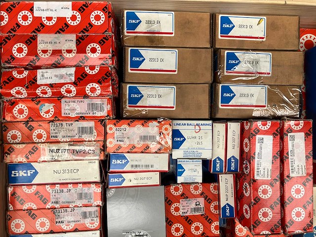 Fag, skf en ina - partij industriële lagers 248kg - afbeelding 8 van  11