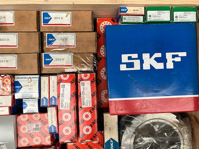 Fag, skf en ina - partij industriële lagers 248kg - afbeelding 9 van  11