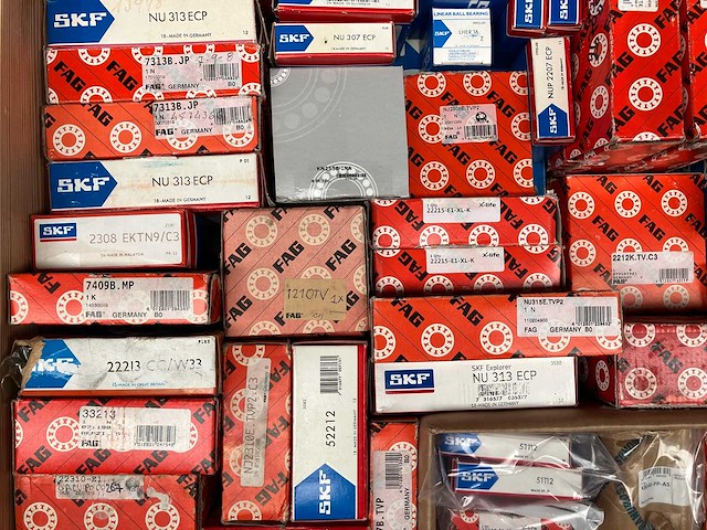 Fag, skf en ina - partij industriële lagers 248kg - afbeelding 10 van  11