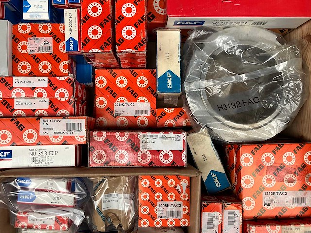 Fag, skf en ina - partij industriële lagers 248kg - afbeelding 11 van  11
