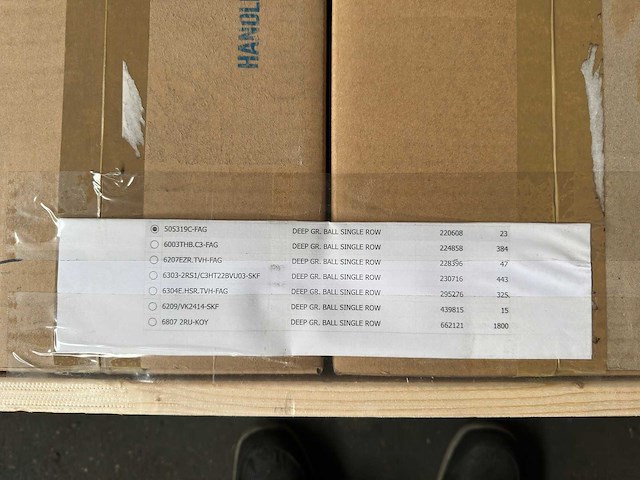Fag, skf en koyo - partij kogellagers 192kg - afbeelding 5 van  11
