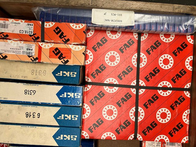 Fag / skf / nachi - partij diverse industriële lagers 241kg - afbeelding 2 van  11