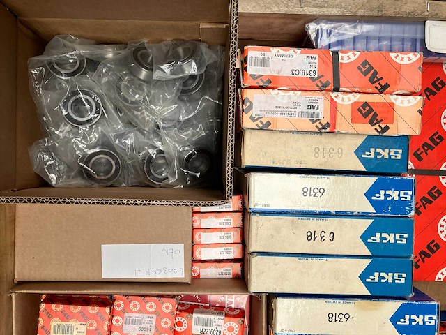 Fag / skf / nachi - partij diverse industriële lagers 241kg - afbeelding 3 van  11