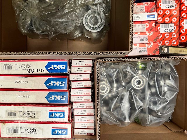 Fag / skf / nachi - partij diverse industriële lagers 241kg - afbeelding 9 van  11
