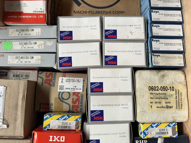 Fag, skf, nachi, ntn, nsk, koyo, rhp, iko - partij diverse lagers 149kg - afbeelding 8 van  13