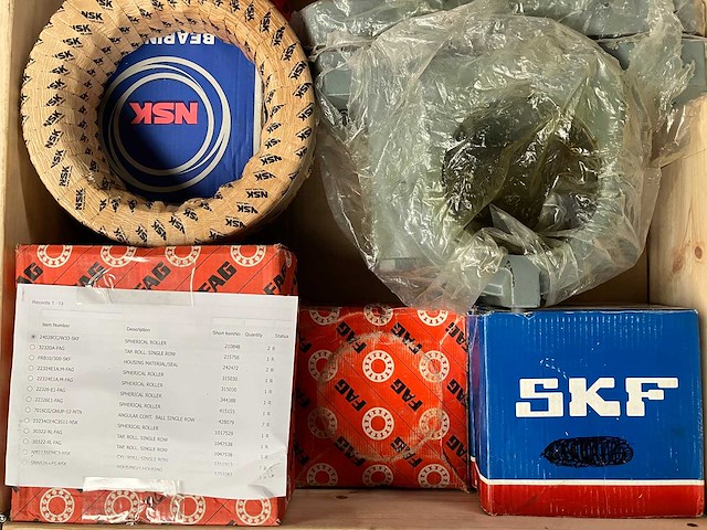 Fag, skf, nsk - partij lagers en lagerhuizen 298kg - afbeelding 5 van  10