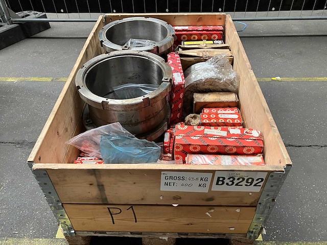 Fag, skf, rhp - partij diverse lagers en lageronderdelen - afbeelding 1 van  4