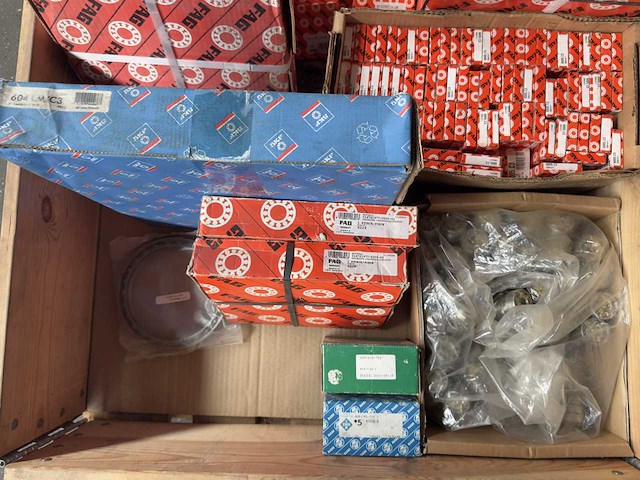 Fag, skf, rkb, ina/elges - partij lagers 218kg - afbeelding 1 van  2