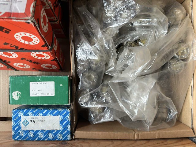 Fag, skf, rkb, ina/elges - partij lagers 218kg - afbeelding 10 van  13
