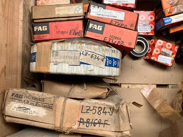 Fag, timken, skf - partij diverse lagers 256kg - afbeelding 7 van  8