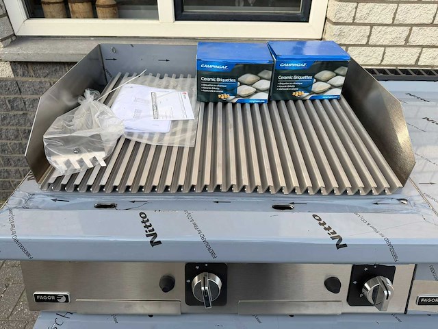 Fagor - lava grill + nutraal ongebruikt - grill- en bakplaat - afbeelding 3 van  5