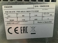 Fagor fim 40 - ijsblokjesmachine met ingebouwde bak - roestvrijstaal - afbeelding 7 van  7