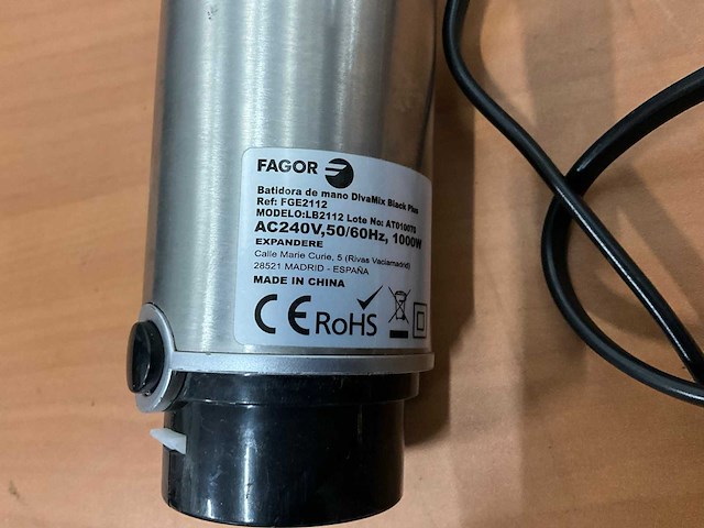 Fagor lb 2112 staafmixer - afbeelding 4 van  4