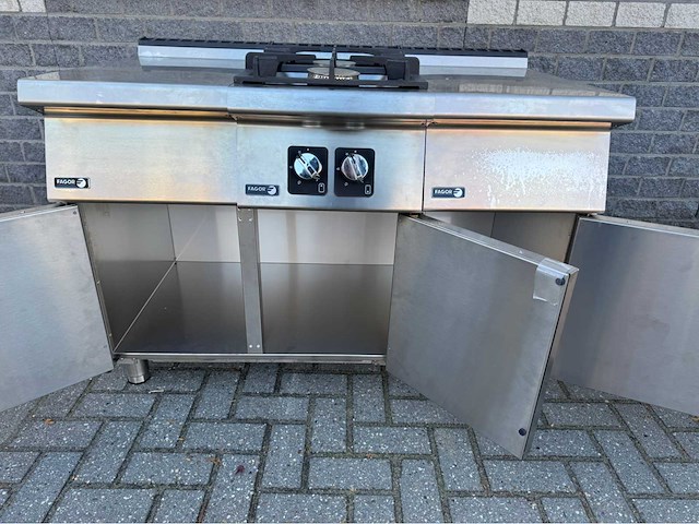 Fagor ongebruikt - gas fornuis + 2x nutraal - bakkooklijn - afbeelding 4 van  6