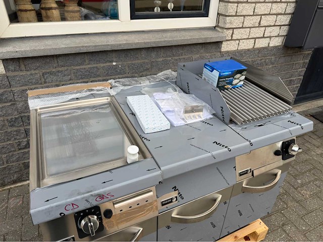 Fagor ongebruikt - grill + bakplaat - bakkooklijn - afbeelding 5 van  10