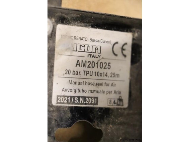 Faicom luchtslanghaspel am201025, 20 bar - afbeelding 7 van  8