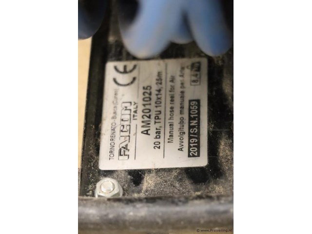 Faicom luchtslanghaspel am201025, 20 bar - afbeelding 5 van  5