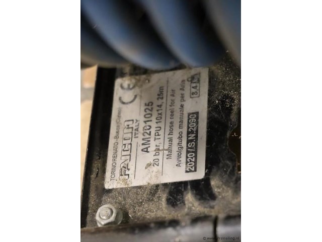 Faicom luchtslanghaspel am201025, 20 bar - afbeelding 6 van  8