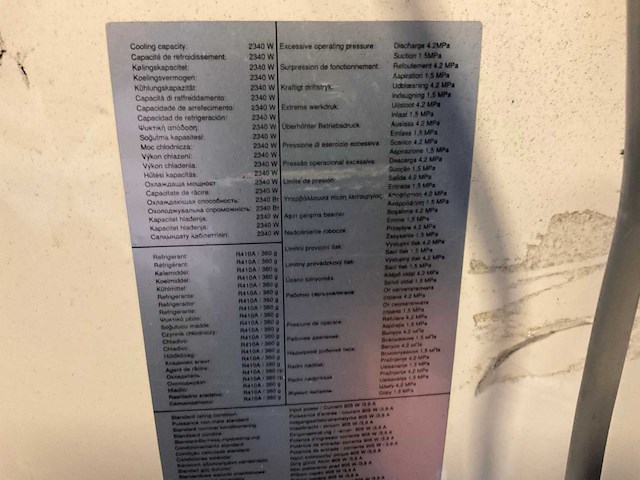 Fairline mac2300c mobiele airco - afbeelding 4 van  4