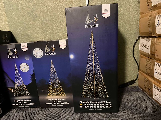 Fairybell boom kerstverlichting / buitenverlichting (20x) - afbeelding 4 van  5