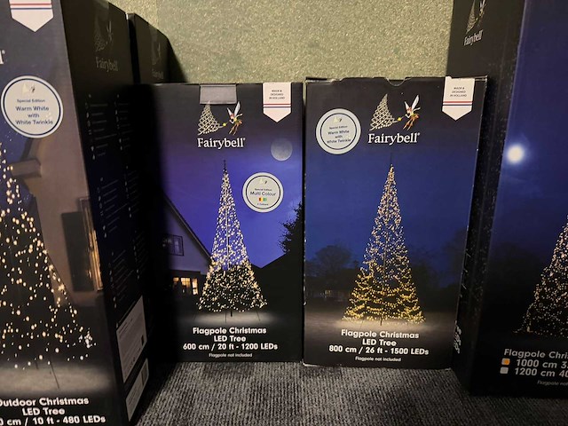 Fairybell boom kerstverlichting / buitenverlichting (20x) - afbeelding 1 van  1