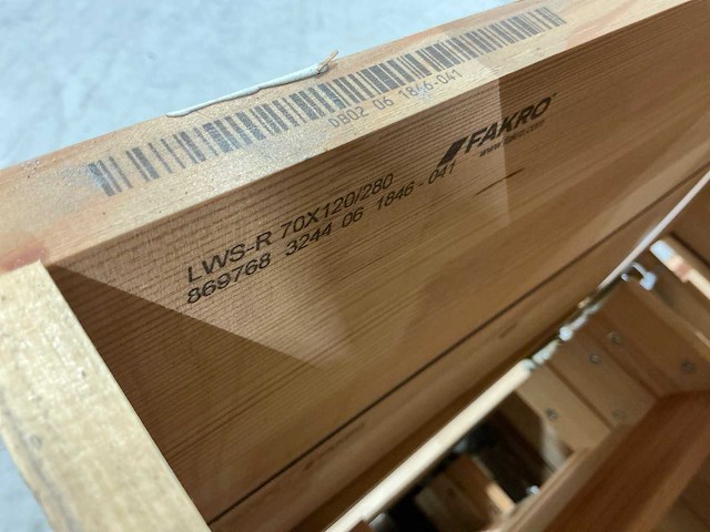 Fakro 70x120 vlizo trappen (19x) - afbeelding 2 van  9