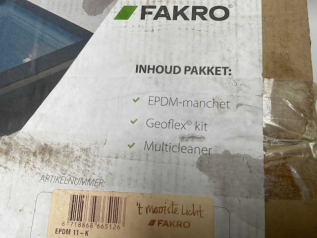 Fakro installatiepakket voor dakramen (2x) - afbeelding 2 van  3