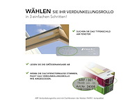 Fakro rolgordijn verduisterend met zijgeleiding marineblauw - afbeelding 3 van  5