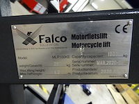Falco - 2020 - mlp100ke - hydraulische schaarheftafel - afbeelding 5 van  5
