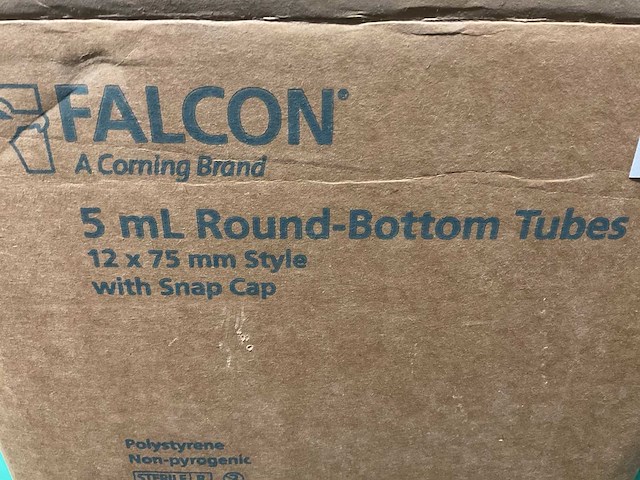 Falcon 5ml partij round bottom tubes - afbeelding 3 van  6