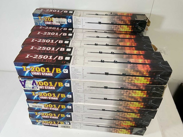 Falcon eyes (i-2001/b) light stands (37x) - afbeelding 2 van  6