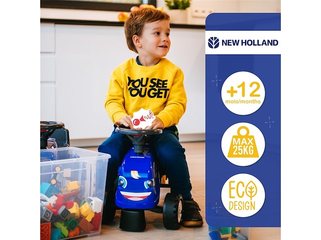 Falk new holland looptractor blauw - afbeelding 3 van  4