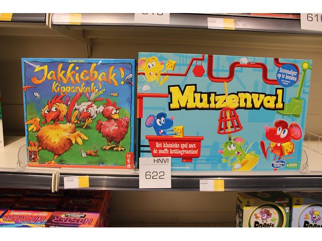 Familiespellen 999games jakkiebak en hasbro muizenval. - afbeelding 1 van  1